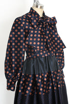 Geoffrey Beene Polka Dot Gown Dress arcadeshops.com