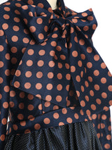 Geoffrey Beene Polka Dot Gown Dress arcadeshops.com