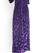 Yves Saint Laurent Amethyst Floral Dress Dress arcadeshops.com