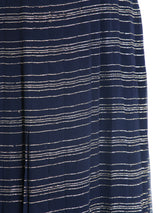 Jean Patou Lurex Stripe Pleated Gown Dress arcadeshops.com