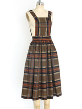 Plaid Apron Dress Dress arcadeshops.com