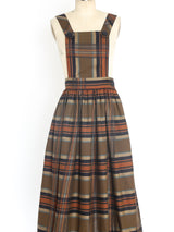 Plaid Apron Dress Dress arcadeshops.com