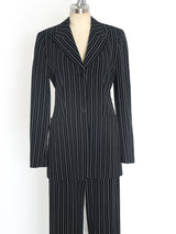 Escada Pinstripe Pant Suit Suit arcadeshops.com