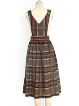 Plaid Apron Dress Dress arcadeshops.com