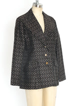1960's Metallic Brocade Jacket Jacket arcadeshops.com