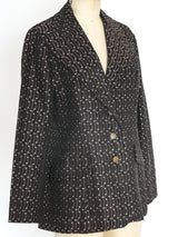1960's Metallic Brocade Jacket Jacket arcadeshops.com