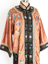 Hand Embroidered Chinese Silk Robe Jacket arcadeshops.com