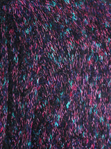 Jewel Toned Shag Knit Sweater Top arcadeshops.com