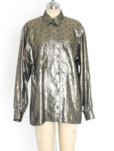 Escada Gold Lurex Top Top arcadeshops.com