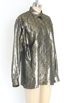 Escada Gold Lurex Top Top arcadeshops.com