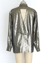 Escada Gold Lurex Top Top arcadeshops.com