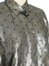 Escada Gold Lurex Top Top arcadeshops.com