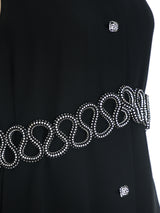 Rhinestone Belted Sleeveless Jumpsuit Suit arcadeshops.com