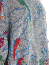 Escada Lurex Patterned Mohair Sweater Jacket arcadeshops.com