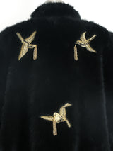 Kansai Faux Fur Coat with Swallows Jacket arcadeshops.com