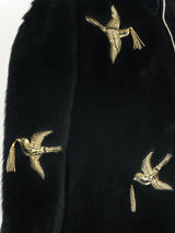 Kansai Faux Fur Coat with Swallows Jacket arcadeshops.com