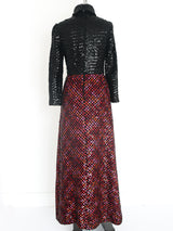 1960's Sequin Knit Dress Dress arcadeshops.com