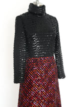 1960's Sequin Knit Dress Dress arcadeshops.com