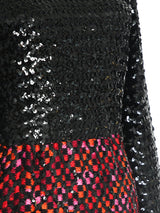 1960's Sequin Knit Dress Dress arcadeshops.com