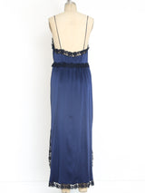 Christian Dior Sapphire Slip Dress Dress arcadeshops.com