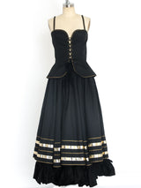 Yves Saint Laurent Russian Collection Bustier Ensemble Suit arcadeshops.com
