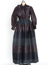 Geoffrey Beene Polka Dot Gown Dress arcadeshops.com