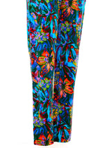 Fiorucci Floral Velveteen Pants Bottom arcadeshops.com