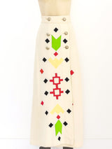 Southwestern Inspired Maxi Skirt Bottom arcadeshops.com