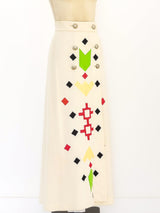 Southwestern Inspired Maxi Skirt Bottom arcadeshops.com