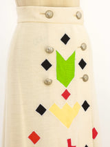 Southwestern Inspired Maxi Skirt Bottom arcadeshops.com