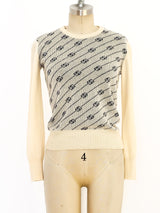 Gucci Logo Knit Sweater Top arcadeshops.com