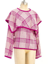 Missoni Plaid Sweater Top arcadeshops.com