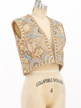 Mary McFadden Bead Embellished Vest Top arcadeshops.com