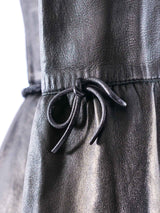 Gucci Bell Sleeve Leather Motorcycle Jacket Jacket arcadeshops.com