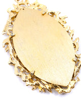 Textured Teardrop Pendant Necklace Accessory arcadeshops.com