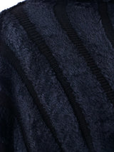 Alaia Chenille Striped Knit Dress Dress arcadeshops.com