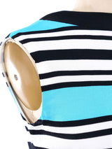 Balmain Striped Maxi Dress Dress arcadeshops.com