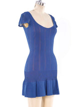 Alaia Fit and Flare Mini Dress Dress arcadeshops.com