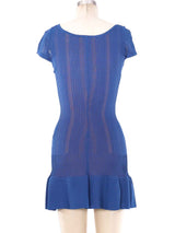 Alaia Fit and Flare Mini Dress Dress arcadeshops.com