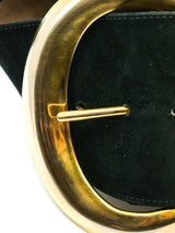 Donna Karan Oversized Buckle Belt Accessory arcadeshops.com