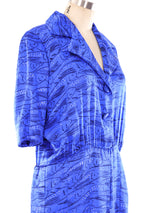 Givenchy Couture Fish Printed Silk Dress Dress arcadeshops.com