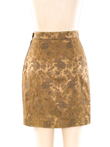 Ozbek Floral Brocade Skirt Suit Suit arcadeshops.com