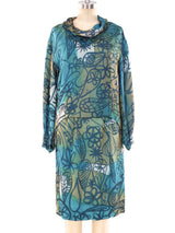 Pierre Cardin Abstract Printed Skirt Ensemble Suit arcadeshops.com