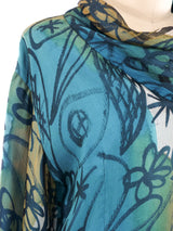 Pierre Cardin Abstract Printed Skirt Ensemble Suit arcadeshops.com