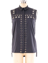 Givenchy Grommet Top Top arcadeshops.com