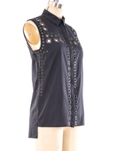 Givenchy Grommet Top Top arcadeshops.com