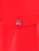 Gianni Versace Red Utility Dress Dress arcadeshops.com