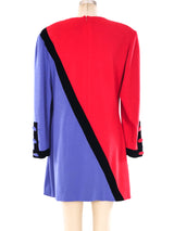 Pierre Balmain Colorblock Mini Dress Dress arcadeshops.com