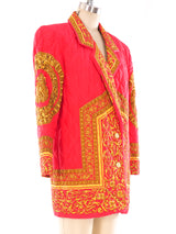 Baroque Printed Silk Jacket Jacket arcadeshops.com