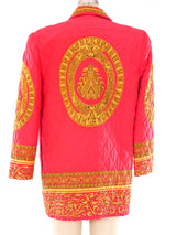 Baroque Printed Silk Jacket Jacket arcadeshops.com